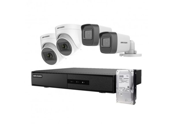 Kit Analogo 1080P 4CH Hikvision