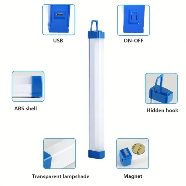 Lámpara led recargable Usb