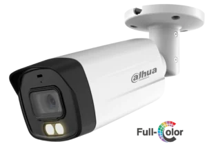 Cámara Bala 5MP 2.8mm IR y LED 40M microfono IP67 Full-Color