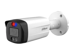 Cámara Bala 5MP IR y LED 40M Micrófono IP67