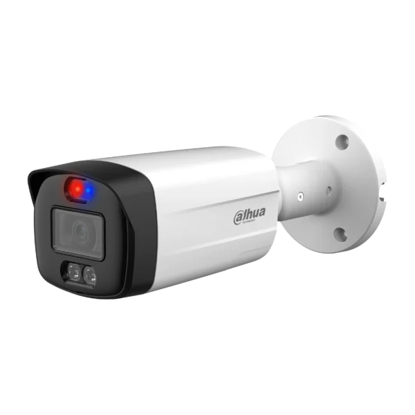 Cámara Bala 5MP IR y LED 40M Micrófono IP67